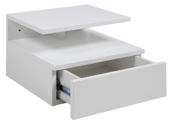 Comodino sospeso bianco Ashlan - Actona