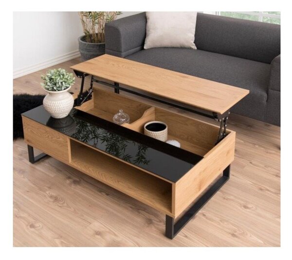 Tavolino nero 110x60 cm Azalea - Actona