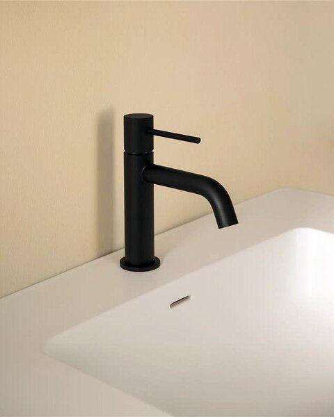 Rubinetto lavabo monocomando nero opaco Hidden