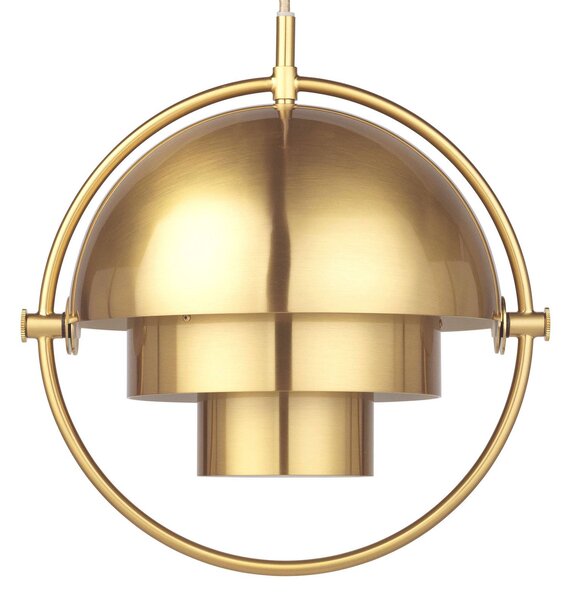 Gubi lampada a sospensione Lite, Ø 27 cm, ottone/ottone