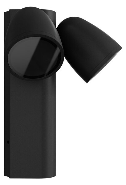 Applique da Esterno Orientabile IP65 2xGU10 serie AXIS - Nera