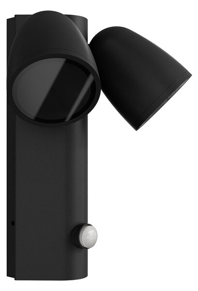 Applique da Esterno IP65 2xGU10 con Sensore movimento AXIS - Nera