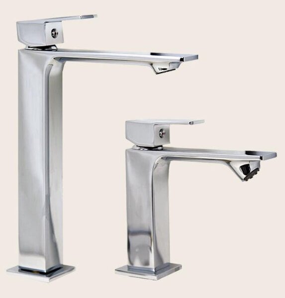 Coppia rubinetti lavabo alto per ciotola e bidet cromo Ten