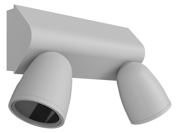 Applique da Esterno IP65 con 2 basi GU10 Serie AXIS - Bianca