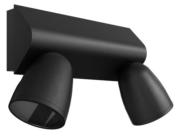 Applique da Esterno IP65 con 2 basi GU10 Serie AXIS - Nera