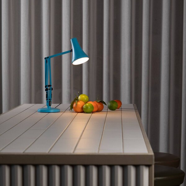 Anglepoise Lampada da scrivania 90 MINI VIVID, dimmerabile, Blu, Studio / Ufficio, Alluminio, Industriale, Lampada da tavolo