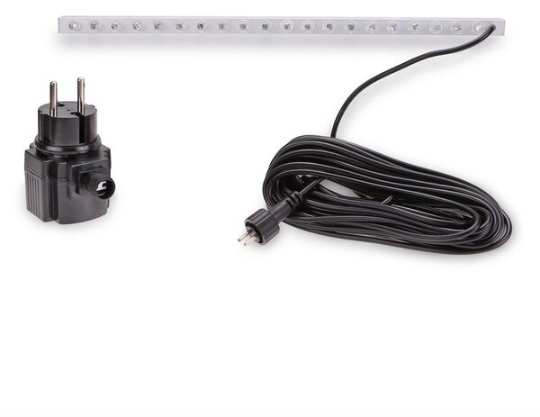 CLGarden striscia luminosa bianca fredda 30cm per cascata in acciaio inox EWE30, illuminazione bianca fredda anche per laghetto da giardino, laghetto da nuoto e giochi d'acqua