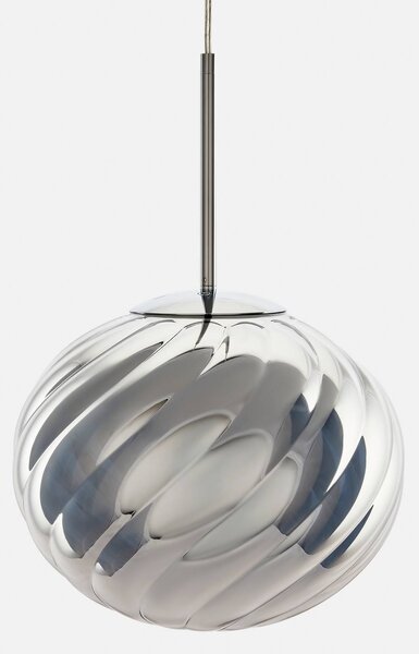 Tom Dixon Lampada a sospensione Whirl, dimmerabile, Cromo / Argento, Soggiorno / Sala da pranzo, Plastica, Design, Lampada a sospensione