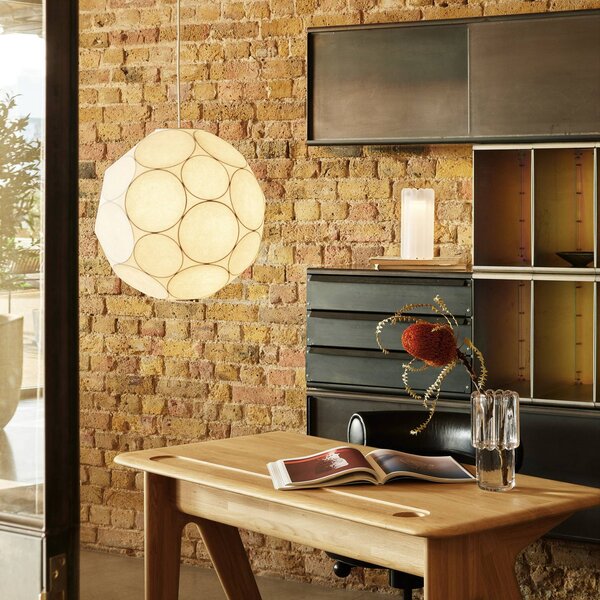 Tom Dixon Lampada a sospensione Soft, dimmerabile, Bianco / Opale, Soggiorno / Sala da pranzo, Plastica, Design, Lampada a sospensione