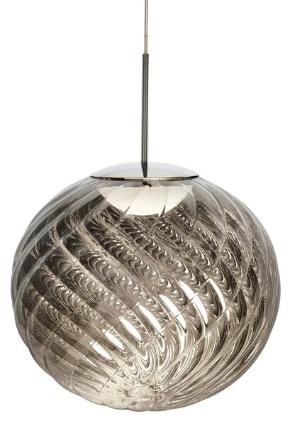 Tom Dixon Lampada a sospensione Whirl, dimmerabile, Cromo / Argento, Soggiorno / Sala da pranzo, Plastica, Design, Lampada a sospensione