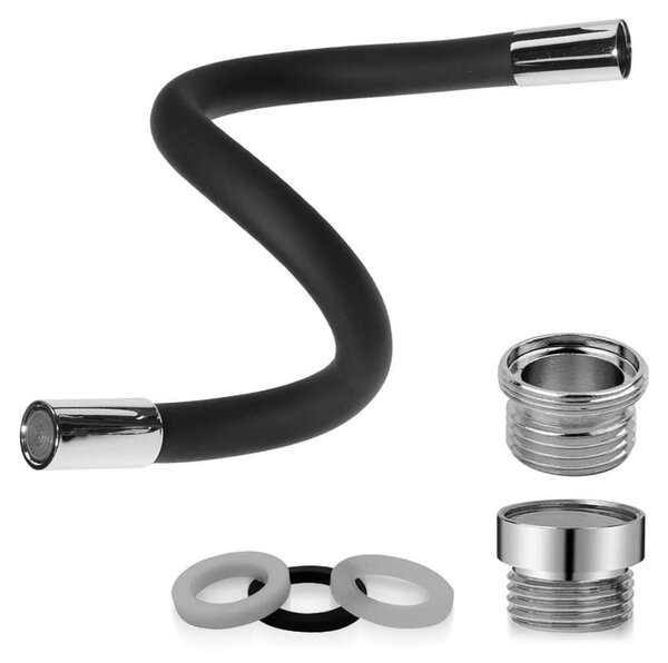 Prolunga per rubinetto da 30 cm, prolunga multifunzione per rubinetto da cucina, girevole a 360°
