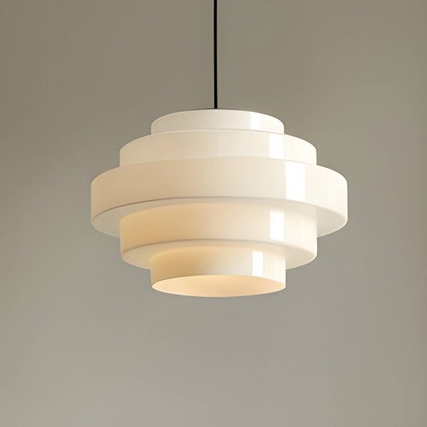 Lampada a sospensione Filo ALDEX, dimmerabile, Bianco / Opale, Soggiorno / Sala da pranzo, Vetro, Scandinavo, Lampada a sospensione