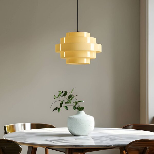 Lampada a sospensione Filo ALDEX, dimmerabile, Giallo / Arancione, Soggiorno / Sala da pranzo, Vetro, Scandinavo, Lampada a sospensione