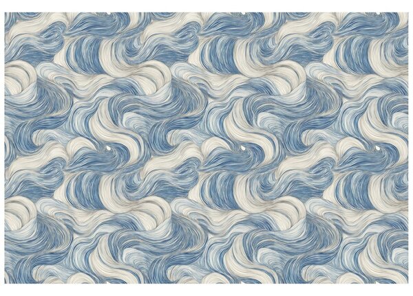 Carta da parati – Onde blu in movimento