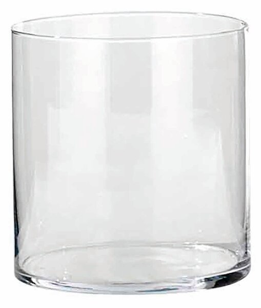 Vaso in vetro H 20 cm Ø 19 cm