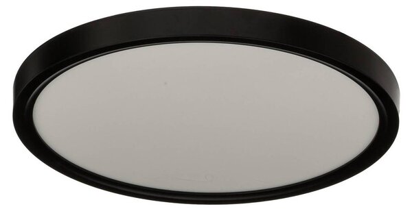 Lindby Plafoniera LED Pravin, Ø 30 cm, 3.000 K, nero