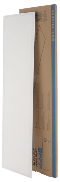 Pannello Led 40W 120x30cm Cornice bianca rettangolare CCT temperatura colore regolabile M LEDME