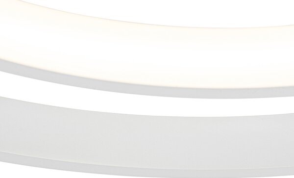 Ventilatore da soffitto bianco 46,5 cm con LED e telecomando - Kees