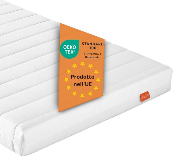 Materasso ergonomico in schiuma fredda, 90 x 190 cm, H2, 11 cm, materasso reversibile, sleepling PureComfort