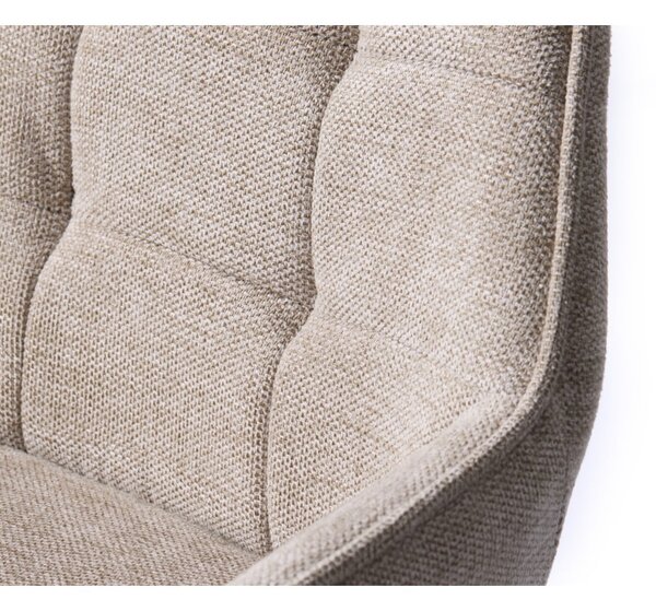 Sgabello da bar beige con altezza regolabile Nolan - Unique Furniture