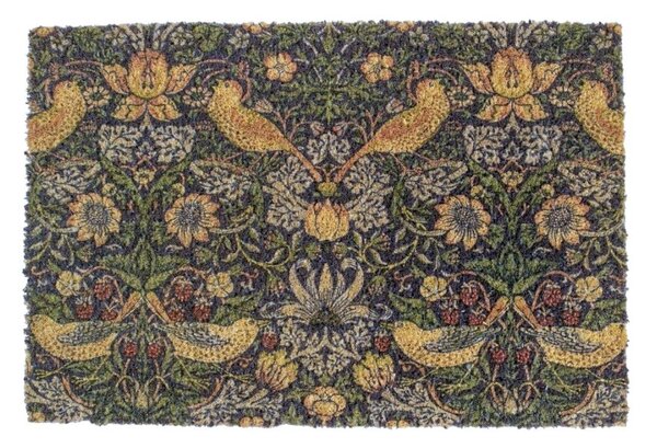 Zerbino in fibra di cocco 40x60 cm William Morris Strawberry Thief - Artsy Doormats
