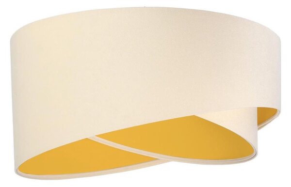 Paralume universale GALAXY E27 diametro 45 cm color crema/oro