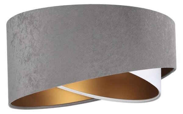 Paralume universale GALAXY E27 diametro 45 cm grigio/bianco/oro