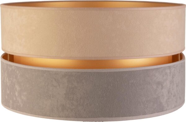 Duolla - Paralume universale DUO E27 diametro 40 cm beige/grigio/oro