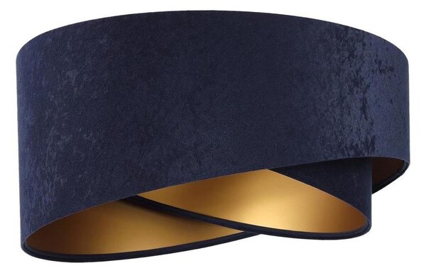 Paralume universale GALAXY E27 diametro 45 cm blu/oro