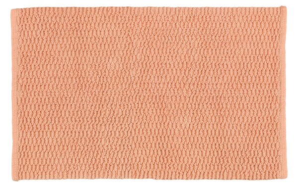 Tappeto bagno rettangolare Mona in 100% cotone nude 80 cm