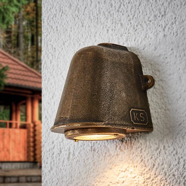 K.S. Verlichting Applique da esterni OFFSHORE, Bronzo / Ottone antico, Ottone, Antico, Applique da esterni