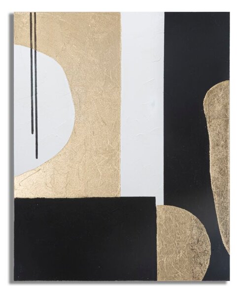 Dipinto su Tela Obix 80x2,7x100 cm in Legno di Pino e Canvas Multicolor