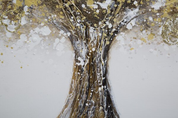 Dipinto su Tela Super Tree 180x3,8x60 cm in Legno di Pino e Canvas