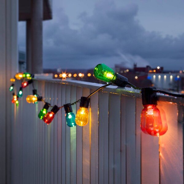 Konstsmide Christmas Catena luminosa LED Biergarten 20 luci colorate