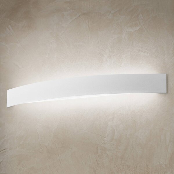 Linea Light Applique a LED Curve arcuata, bianca