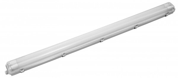 Plafoniera IP66 per 2 tubi LED 120cm - (Unilaterale) - Serie Professional Plafoniera per 2 tubi LED da 120cm