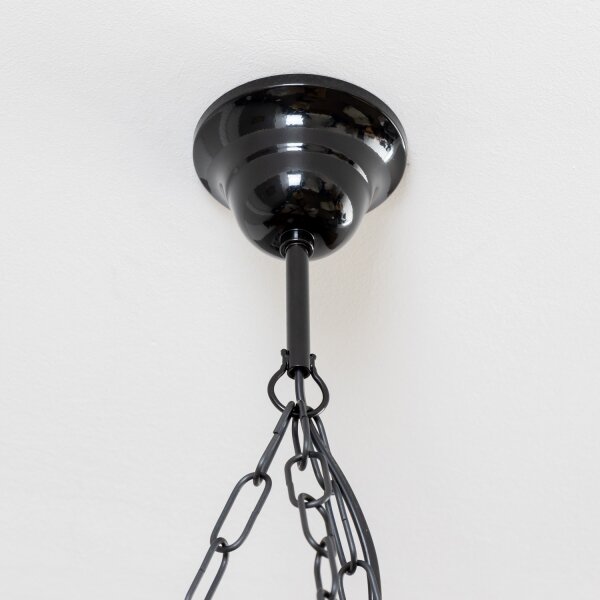 Brilagi - Lampadario a sospensione con catena QUEEN 3xE14/40W/230V faggio/noce