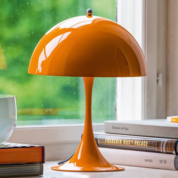 Lampada da tavolo Panthella Mini LED di Louis Poulsen - rosso arancione