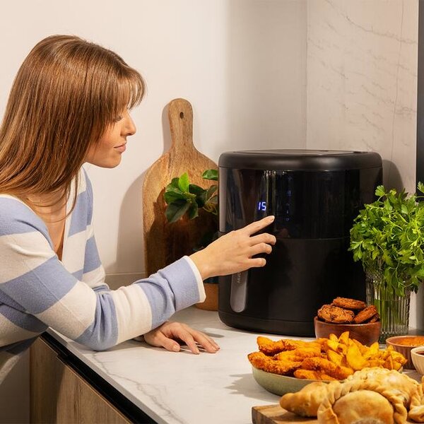 Cecotec Friggitrice ad Aria 6 Litri Potenza 1700W 12 Programmi Touch colore Nero Cecofry Bombastik 6000 - 04992
