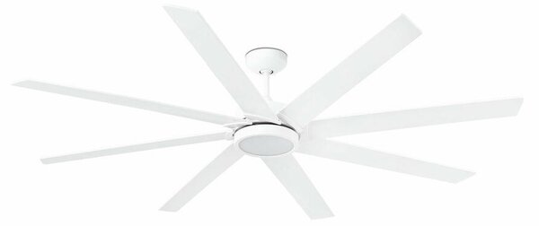 CENTURY LED - Ventilatore luminoso da soffito Ø 1650 mm con motore DC - 8 pale