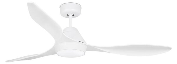 POLARIS LED - Ventilatore luminoso da soffitto Ø 1320 mm bianco con motore DC - 3 pale