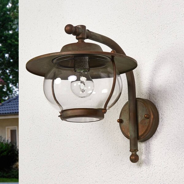 Moretti Luce Applique da esterno Adessora, ottone antico Adessora, Bronzo / Ottone antico, Ottone, Antico