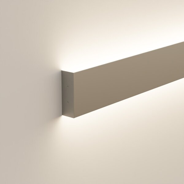 Profilo a Parete Bidirezionale (per striscia LED) 2 metri Selezionare la lunghezza 2 Metri