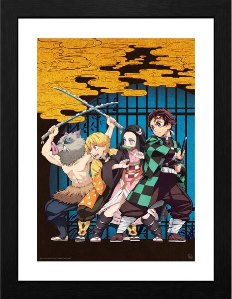 Panneau Mural Demon Slayer – Anime – Fait Main – 20-40 Cm