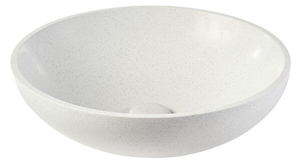 Lavabo rotondo in terrazzo grigio D40 cm LAORA