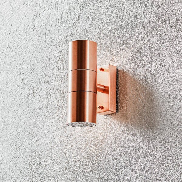 Nordlux lampada da parete esterna Tin Double in rame TIN, dimmerabile, Rame, Metallo, Moderno