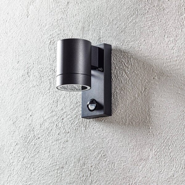 Nordlux Applique da esterni Tin Maxi sensore, nero TIN Sensor, Nero, Metallo, Moderno