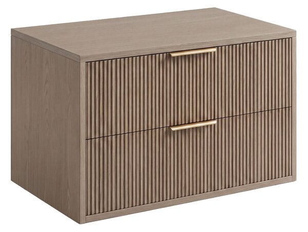 Mobile bagno sotto lavabo Rea Mono 80cm Grey Oak