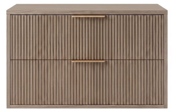 Mobile bagno sotto lavabo Rea Mono 80cm Grey Oak
