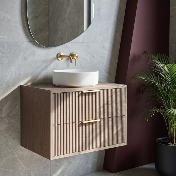 Mobile bagno sotto lavabo Rea Mono 60cm Grey Oak